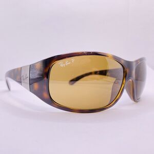 Ray-Ban Sunglasses Polarized Frame RB 4110 710/57 Tortoise Brown Wrap 65 MM
